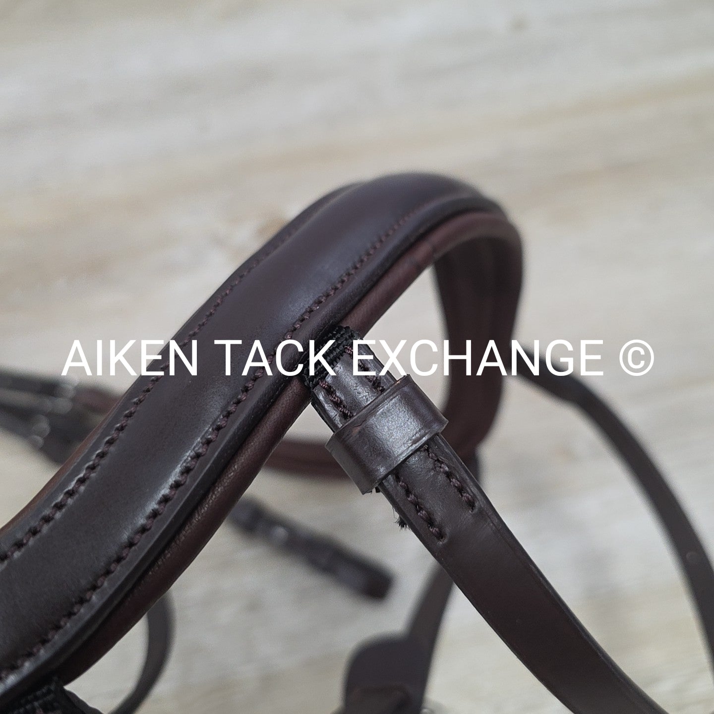 Shires Velociti Lusso Ergonomic Curved Flash Bridle, Size Full