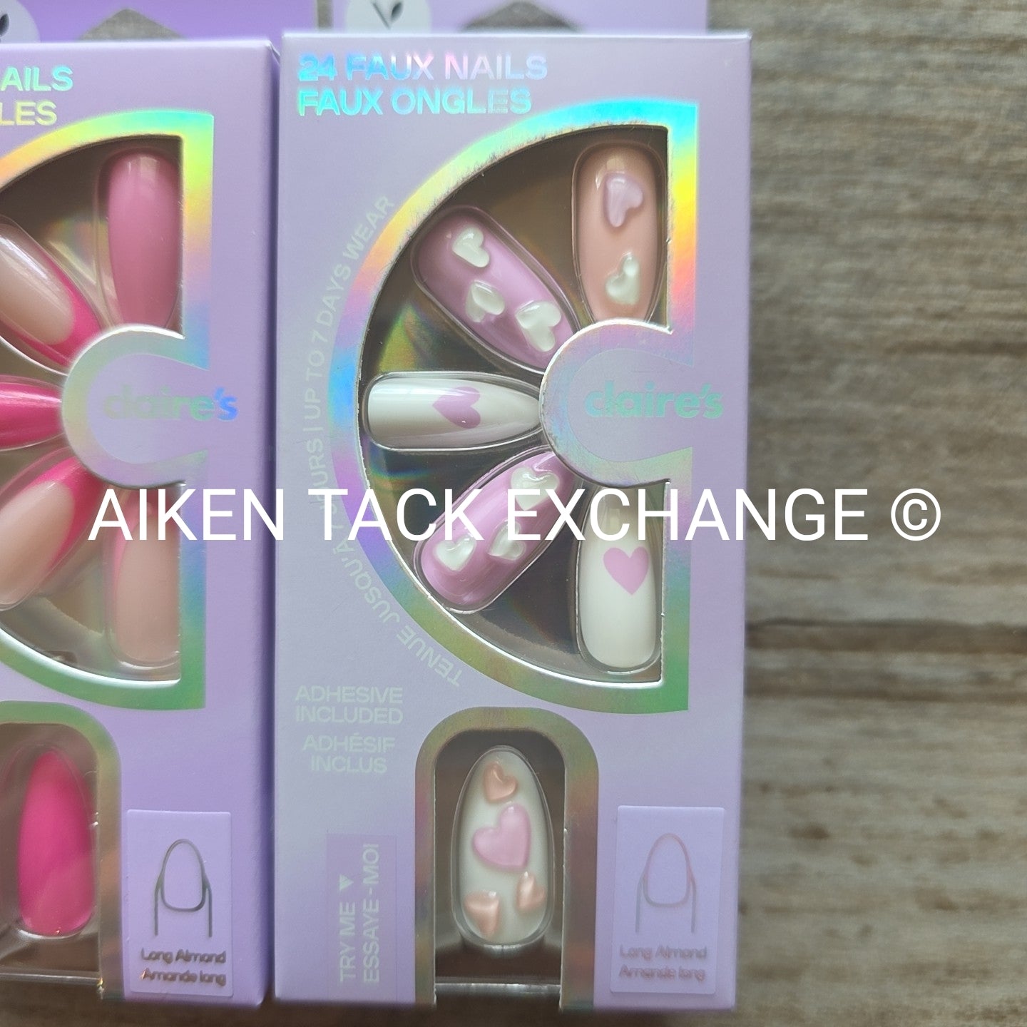 Claire's Press-On Nails (2 Sets) - 24 Count Each (48 Total)