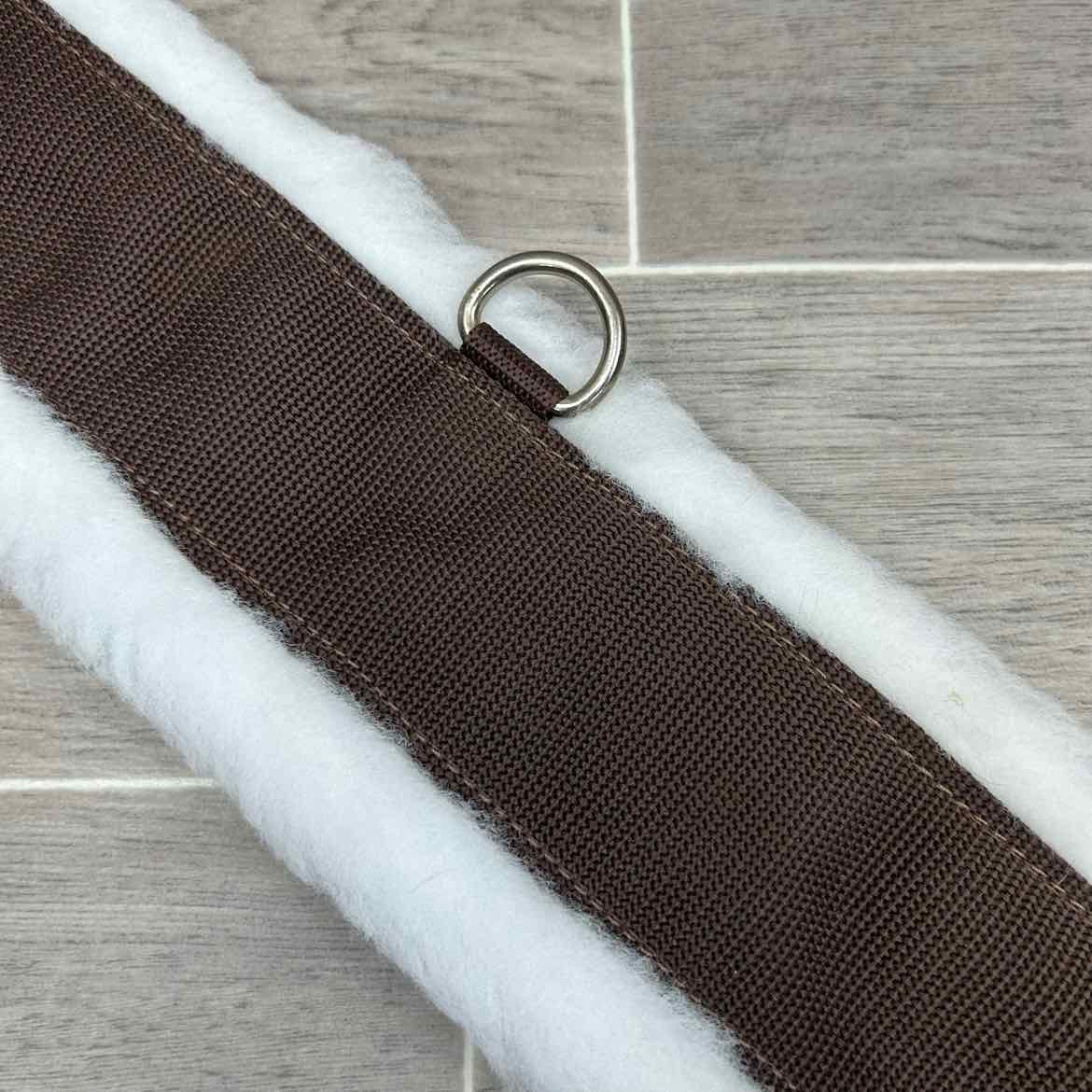 Perri's Nylon Fleece Girth, Brown, 54"