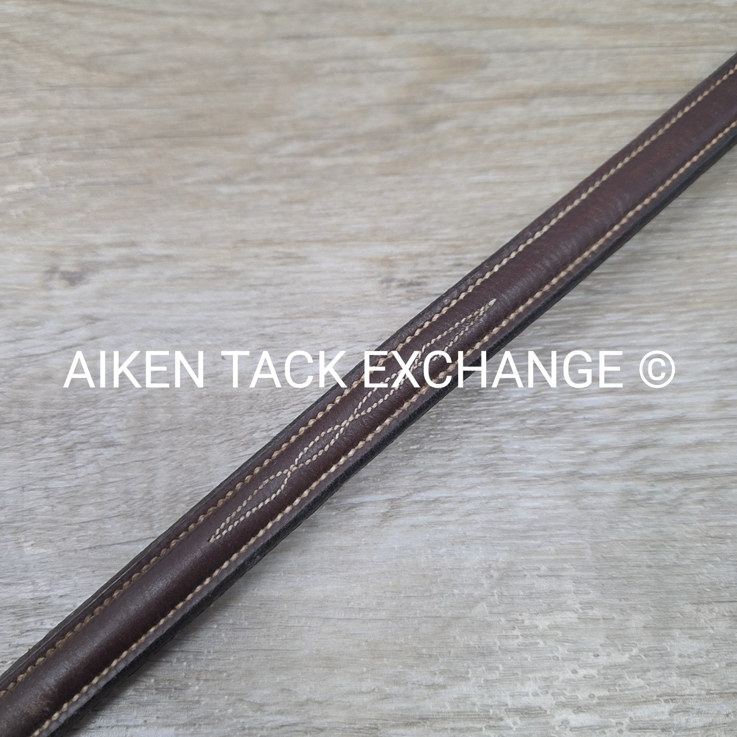 KL Select Red Barn Fancy Stitched Laced Reins, Brown, 54"