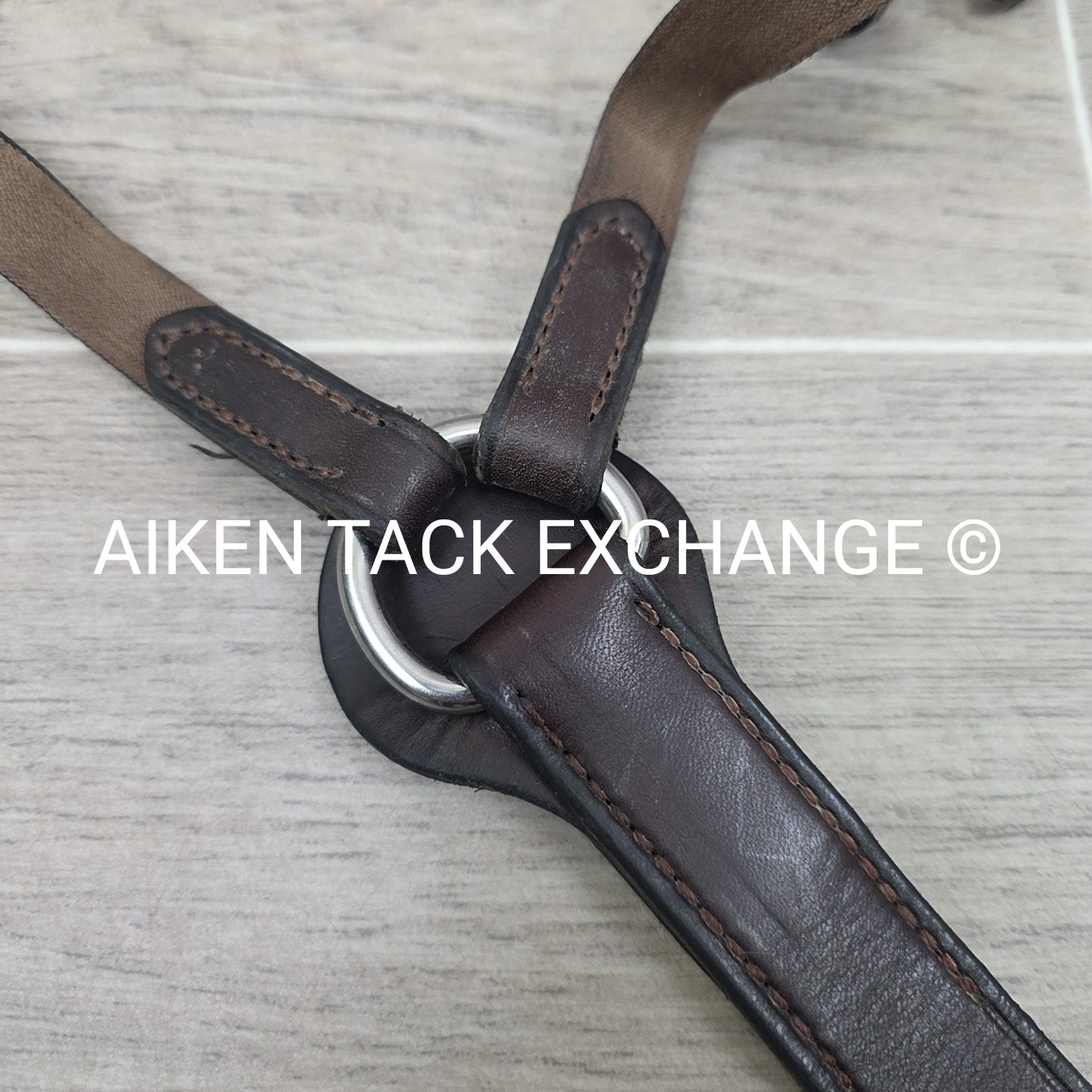 Nunn Finer Breastplate with Elastic, Brown, Size Cob