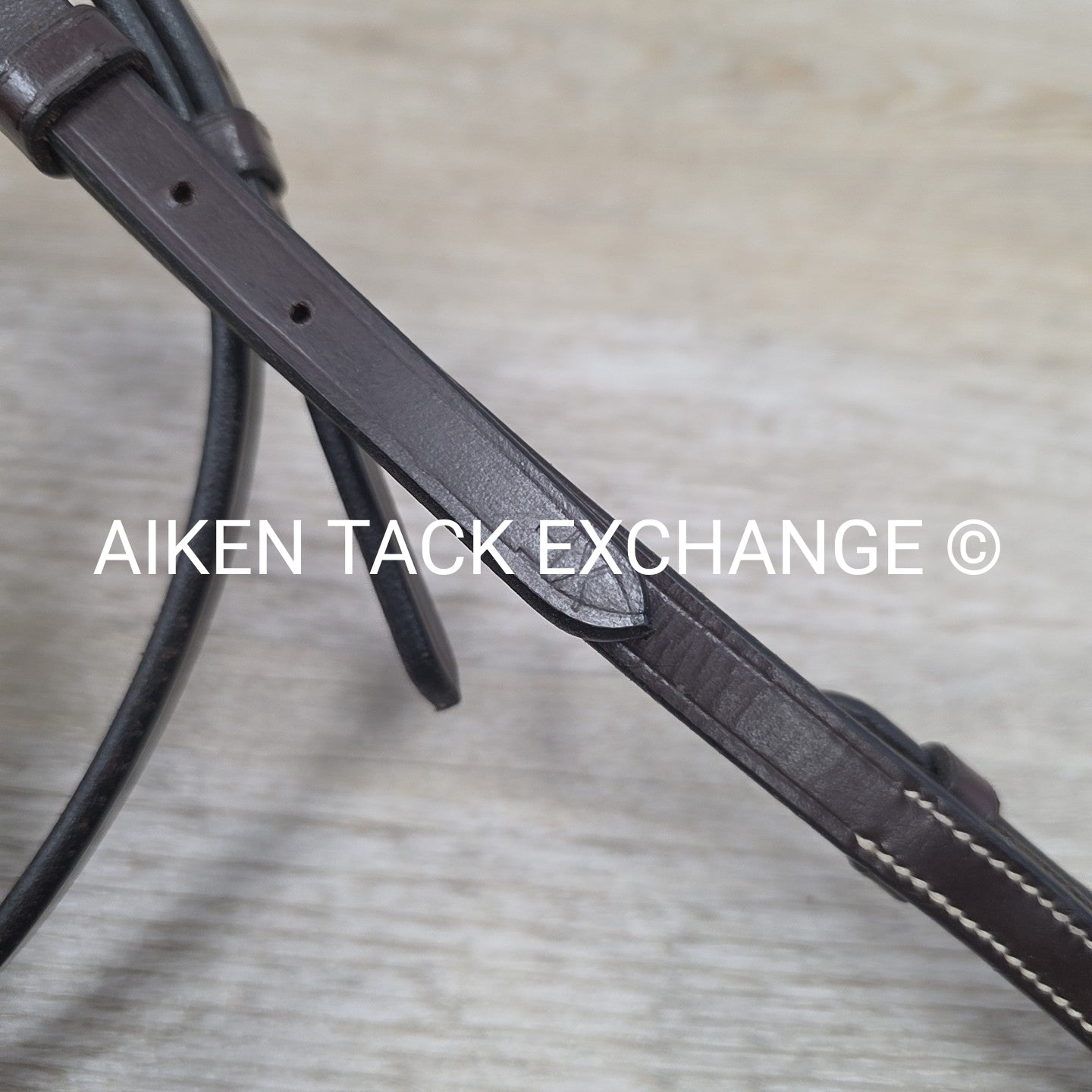 KL Select Black Oak Aster Bridle, No Reins, Oversize