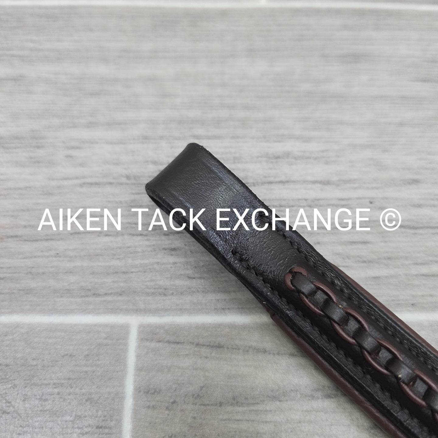 Padded Browband, Brown, 14.5"