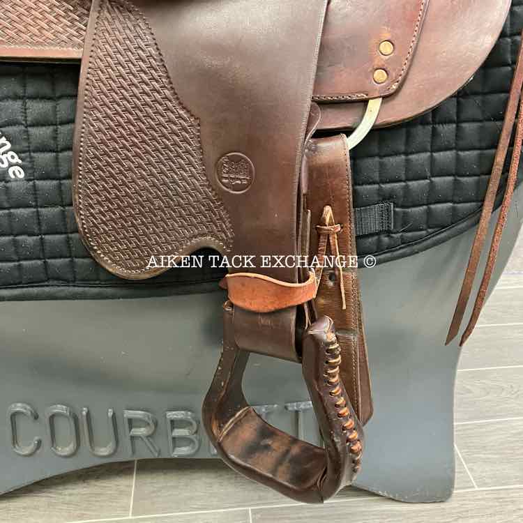 2000 Tucker Endurance Saddle, 18" Seat, Medium Tree - Semi QH Bars