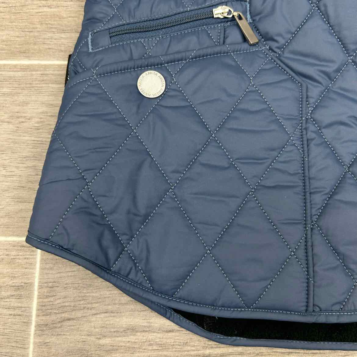 Arista Quilted Vest, Bluestone, Size Large