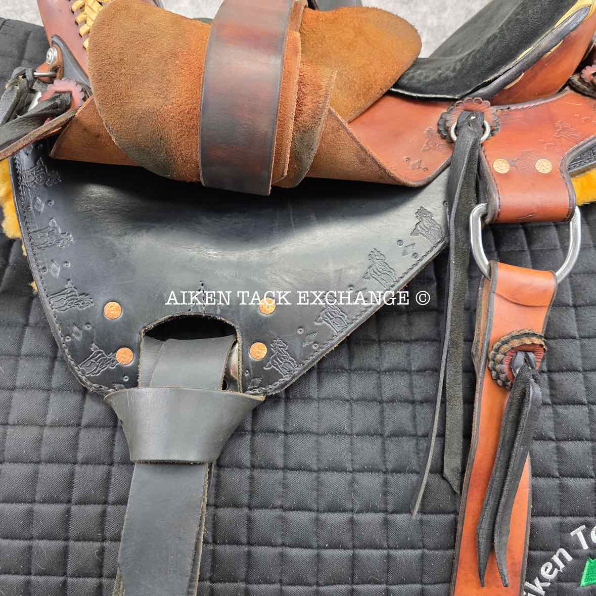 2016 Synergist Lightweight Trail Western Saddle, 15" Seat, Extra Wide Tree