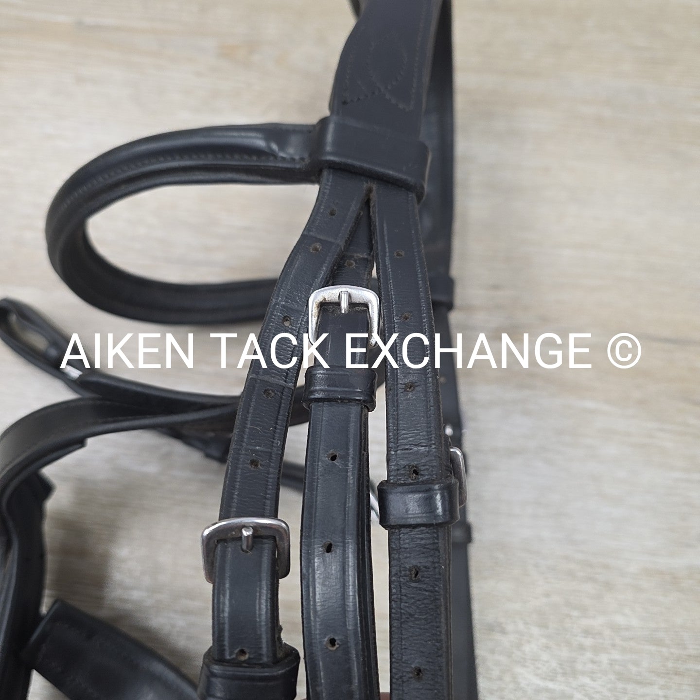 SmartPak Wellfleet Anatomic Bridle with Reins, Black, Size Full