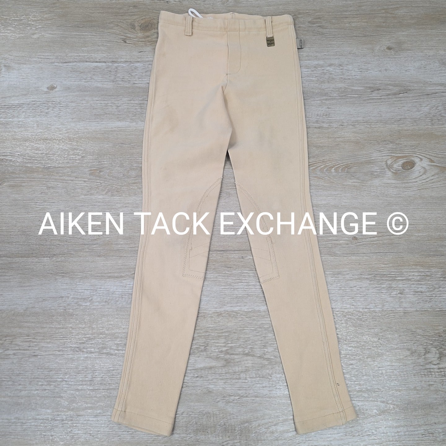 Devon-Aire Pull On Knee Patch Breeches, Size Small