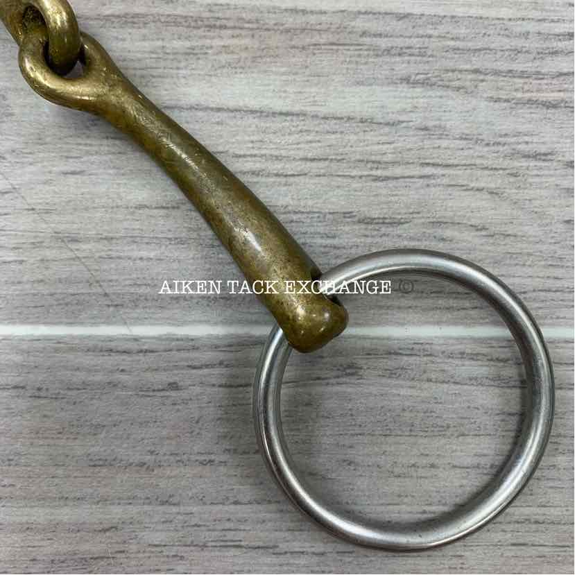 Herm Sprenger Dynamic RS Aurigan Single Joint Loose Ring Bradoon Bit 5.5"