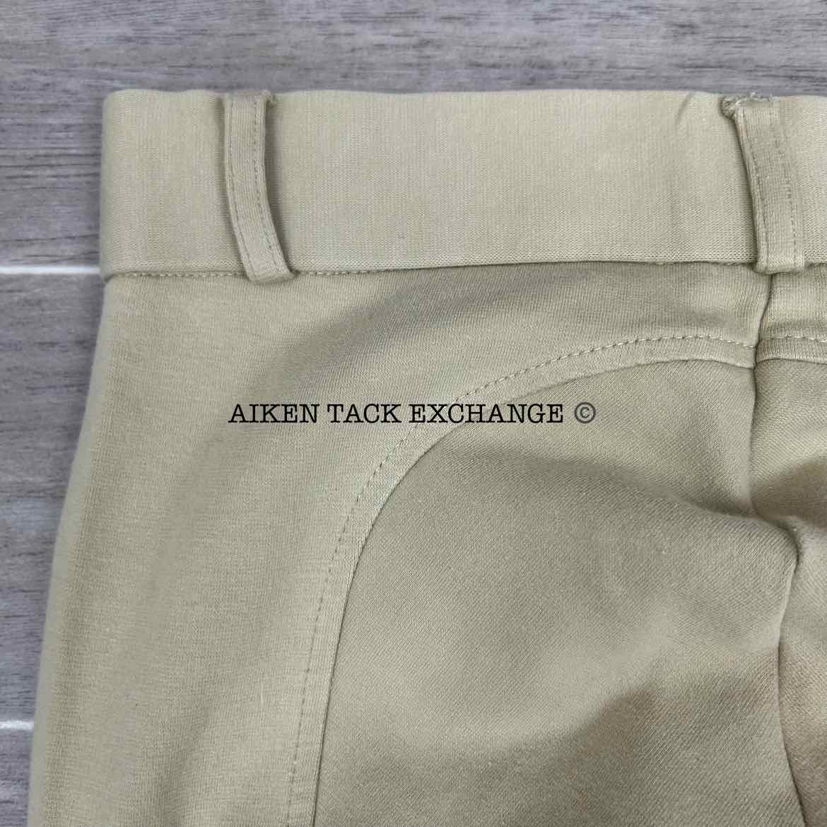 Dover Saddlery Riding Sport Silicone Grip Knee Patch Breeches, Size 14