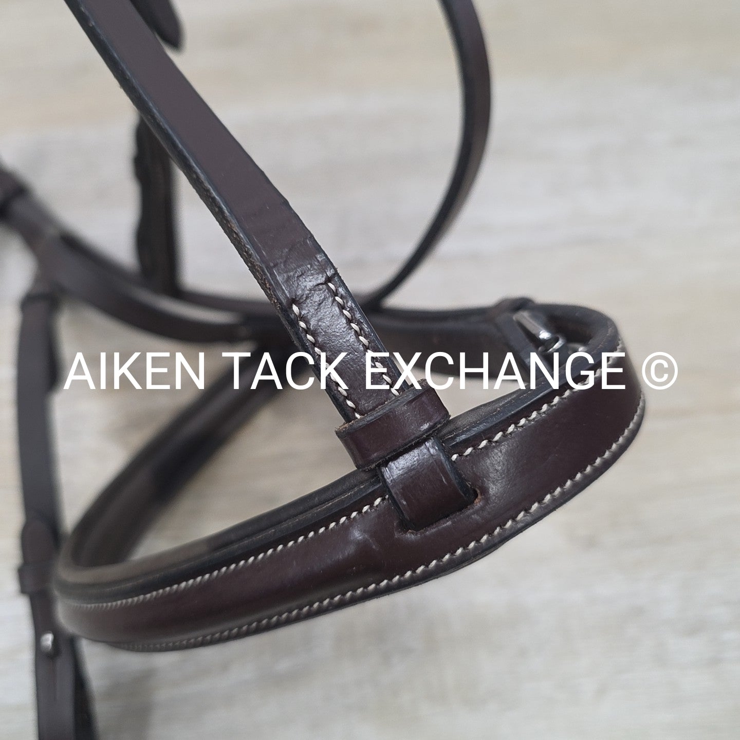 KL Select Black Oak Aster Bridle, No Reins, Oversize