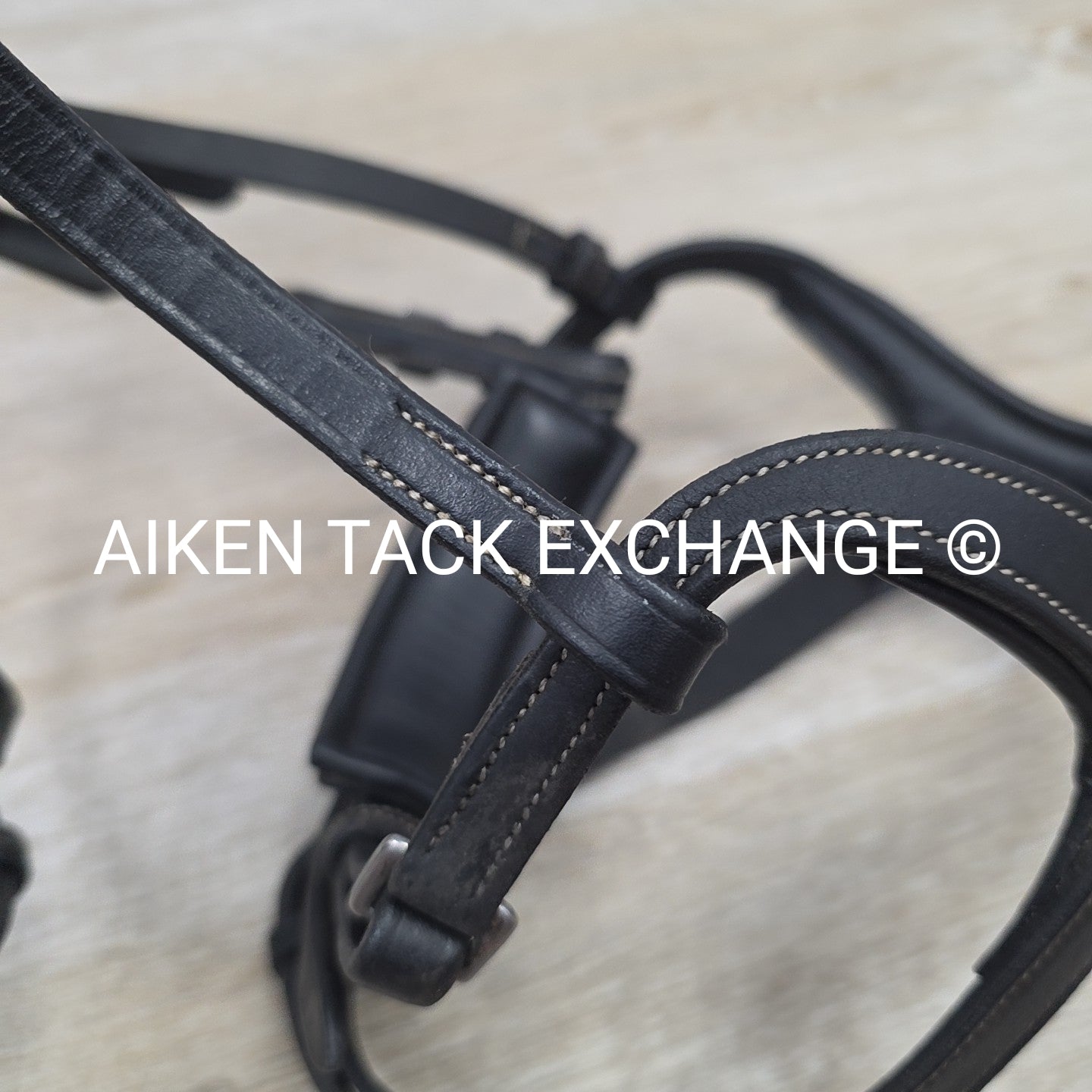 Montar Monarch Bridle, No Reins, Black, Size Full