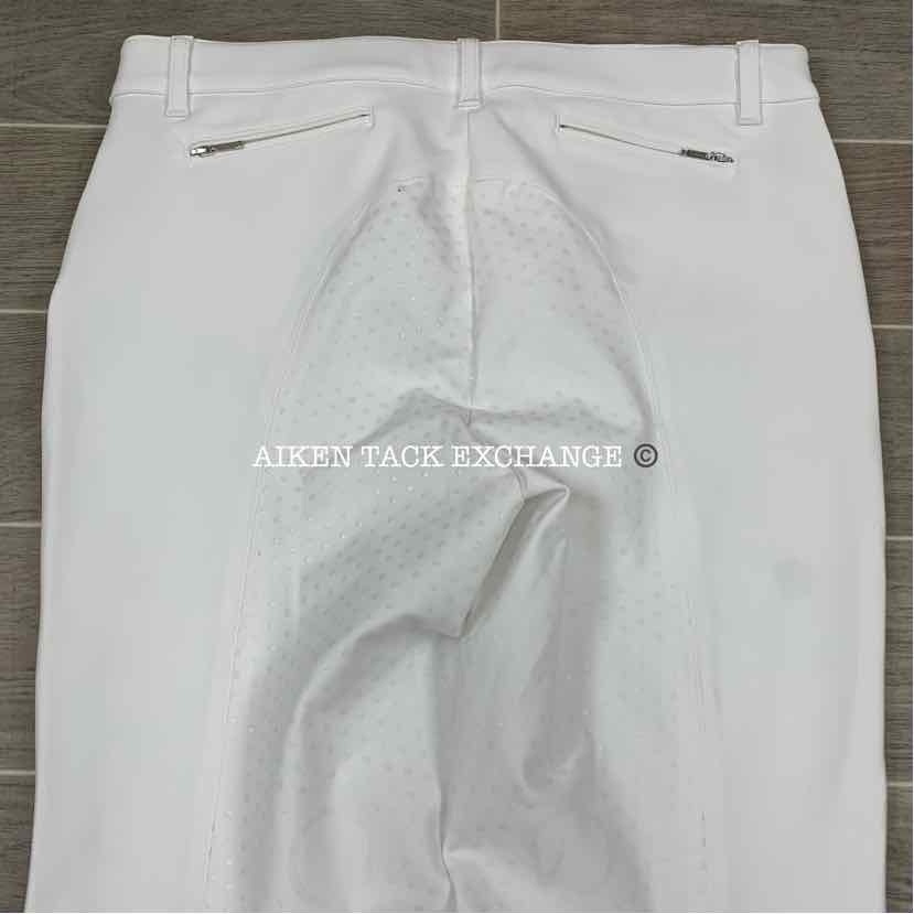 EGO7 Dressage Silicone Full Seat Breeches, Size 48 US 34