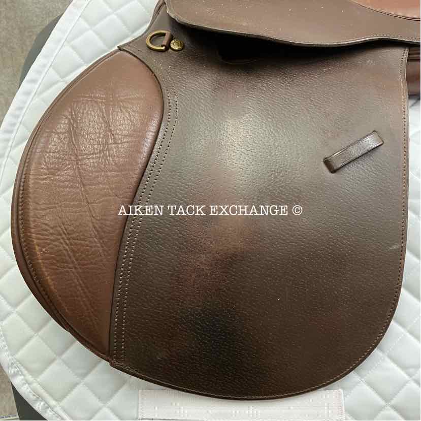 Lancers Close Contact Jump Saddle, 17" Seat, Medium/Medium Wide Tree, Foam Panels