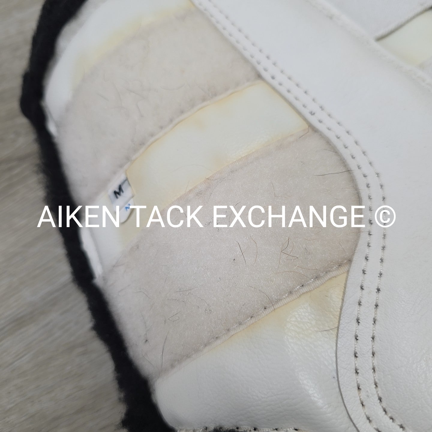 DSB Dressage Sport Boots Original, White/Black, Size Medium