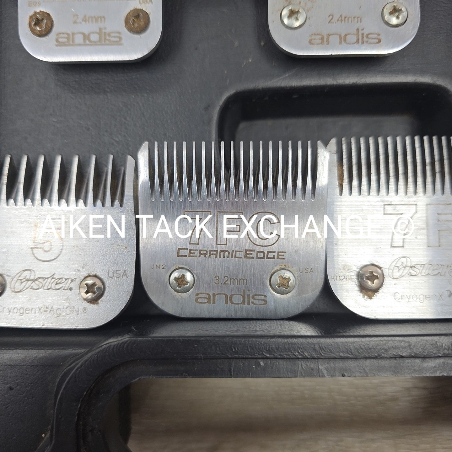 Andis AGC Clippers with Case & Various Clipper Blades