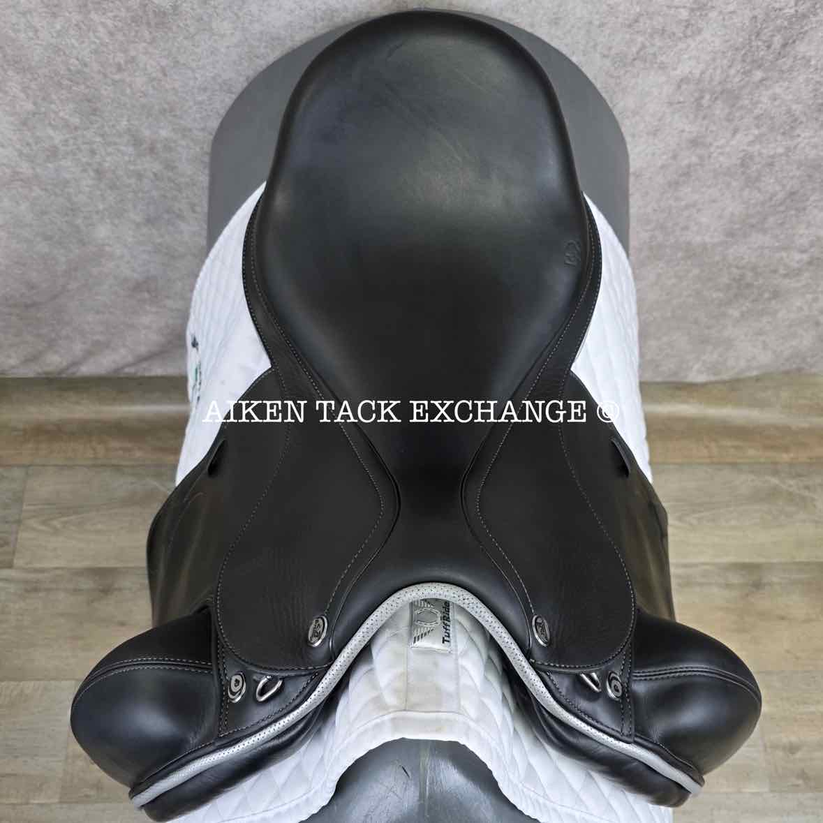 2021 Prestige Philosophy K CPS Monoflap Dressage Saddle, 18" Seat, 34 Tree - MW, Wool Flocked Panels