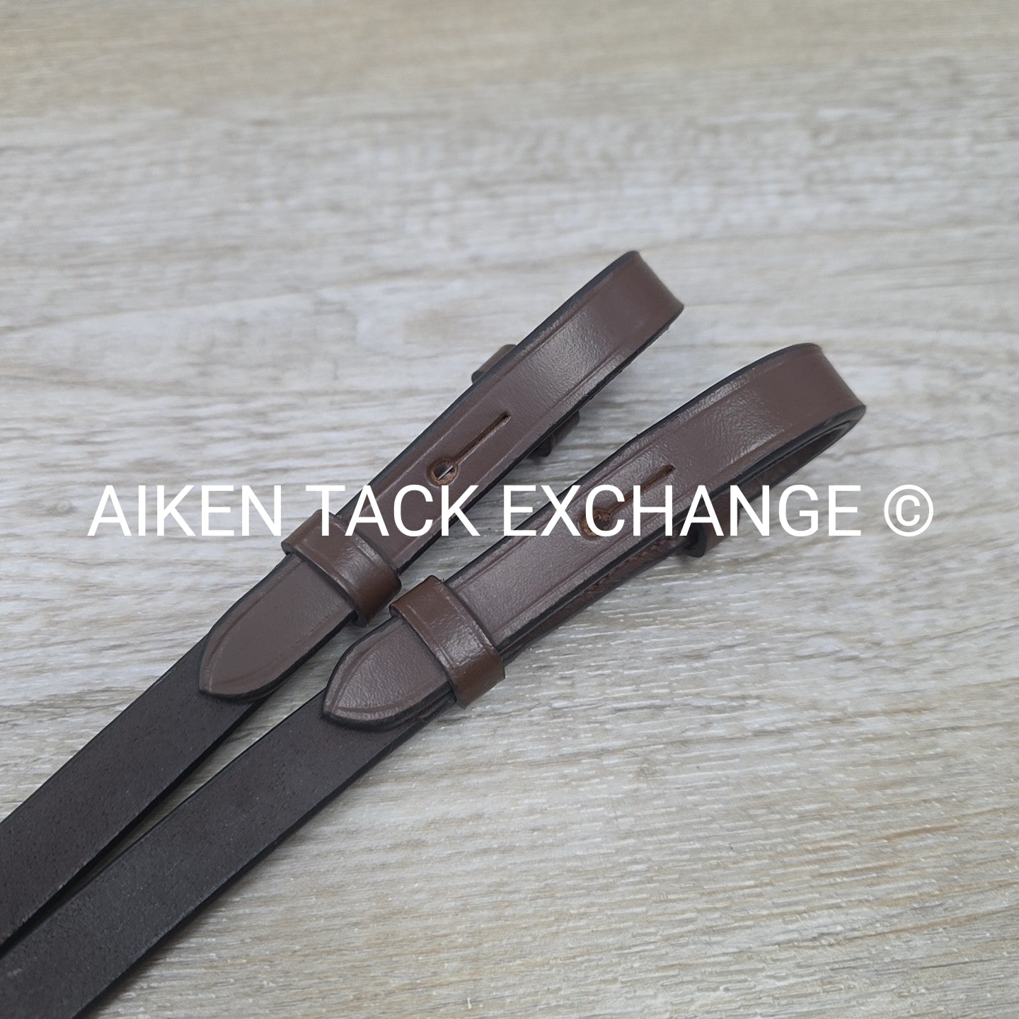 HDR Advantage Plain Raised Bridle with Reins, Australian Nut, Size Pony