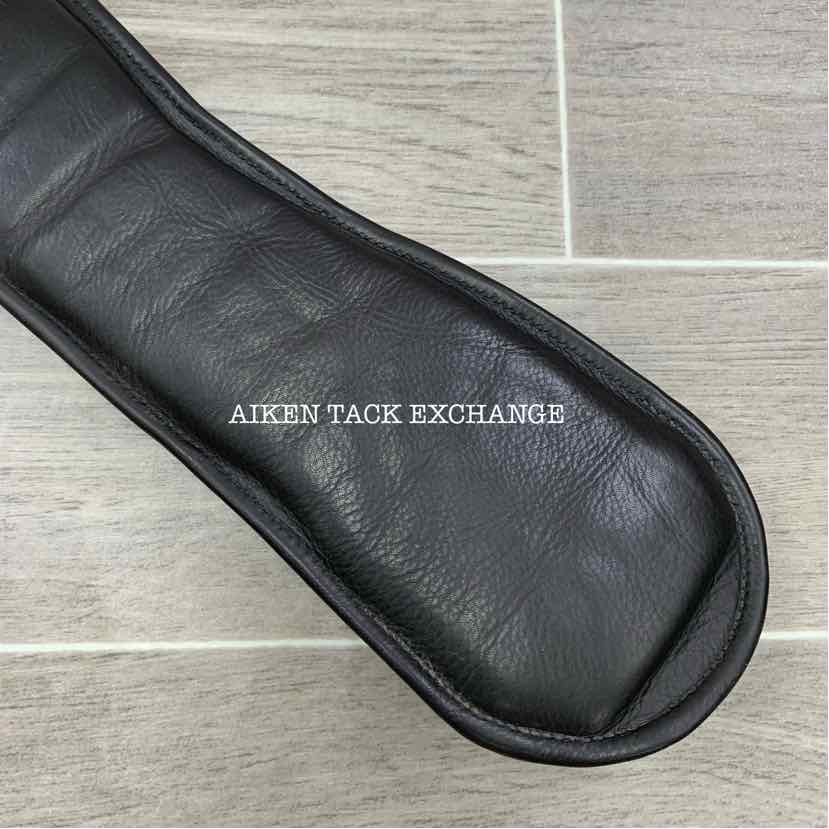 Albion Humane Padded Leather Dressage Girth, Brown, 26"