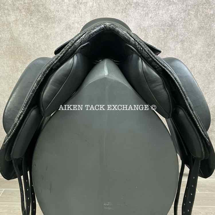 2023 Fairfax Stella Monoflap Dressage Saddle, 17.5" Seat, Adjustable Tree - Changeable Gullet, Wool Flocked Panels