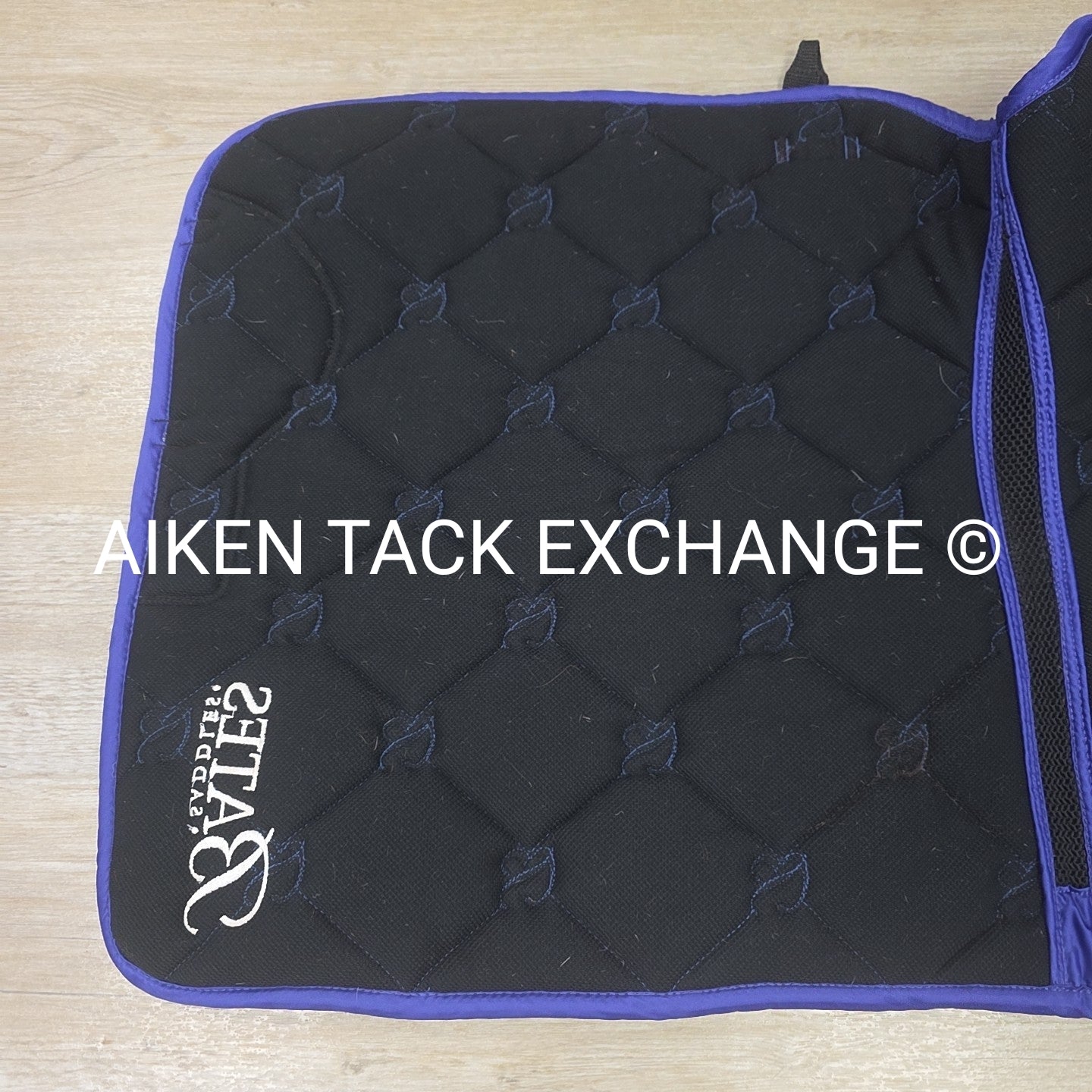 Bates Dressage Saddle Pad with Logo Embroidery - Size Full