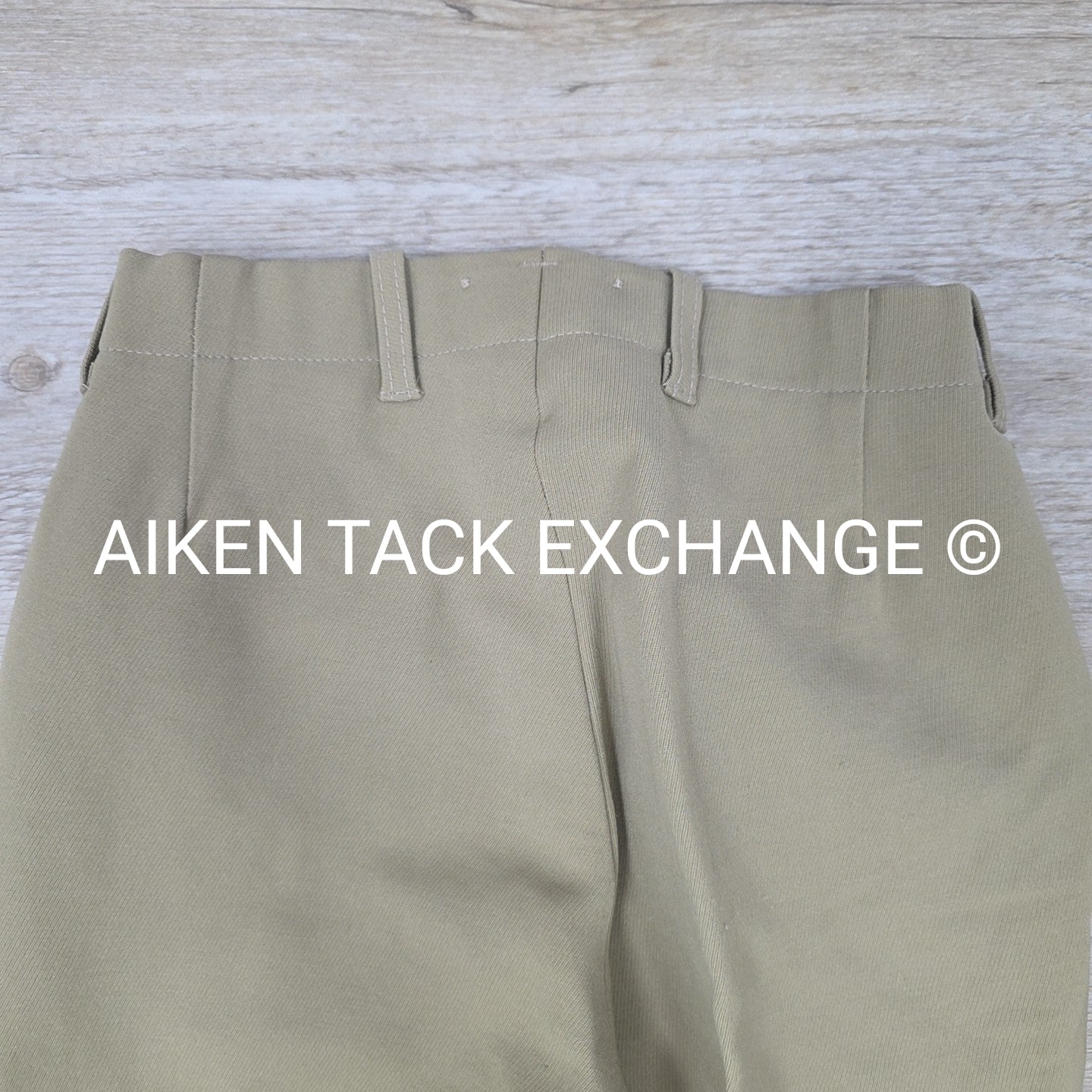 BARGAIN BUNDLE: 2 Tailored Sportsman Side Zip Knee Patch Breeches, Size 24 + 26