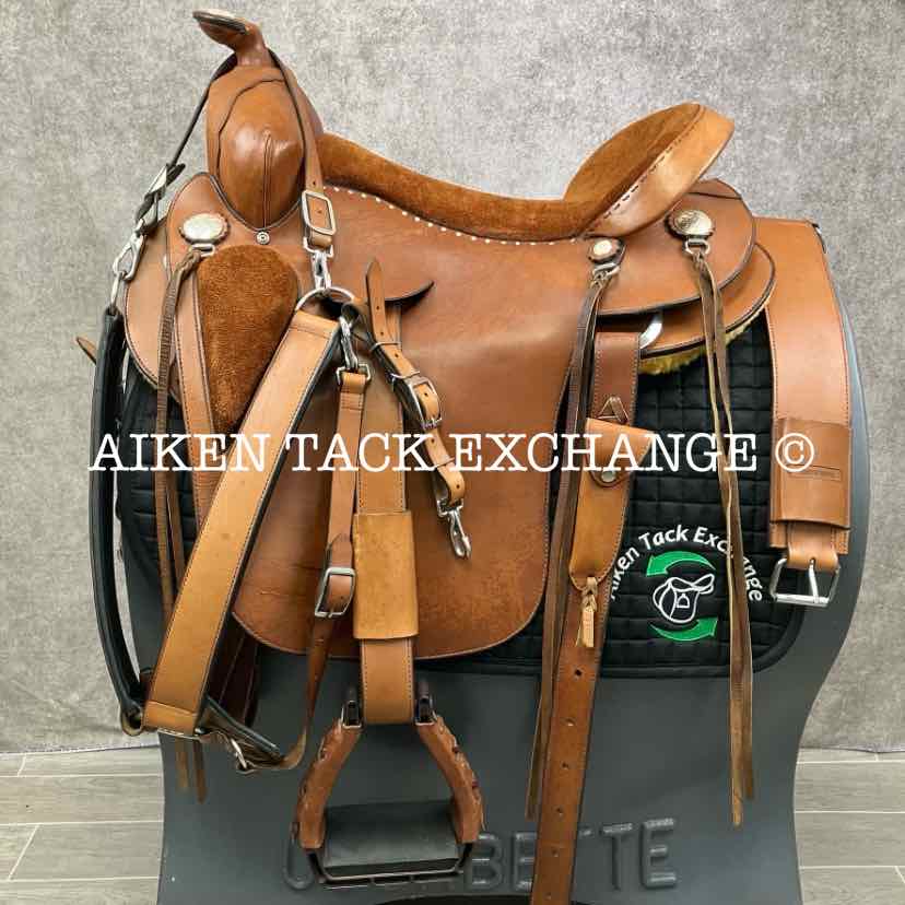 2008 Timberline Sidekick Western Saddle, 17" Seat, Auto-Adjusting Flex Panels