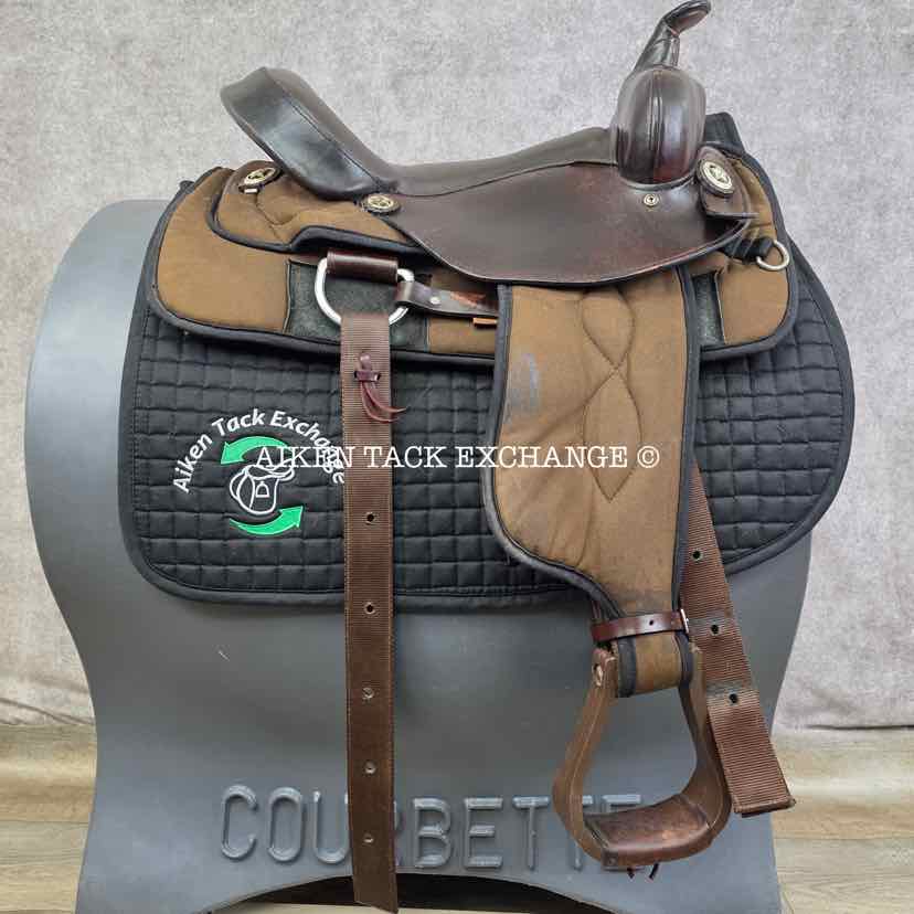 Big Horn 288 Cushion Flex Western Saddle, 16" Seat, Wide Flex Tree - Full QH Bars
