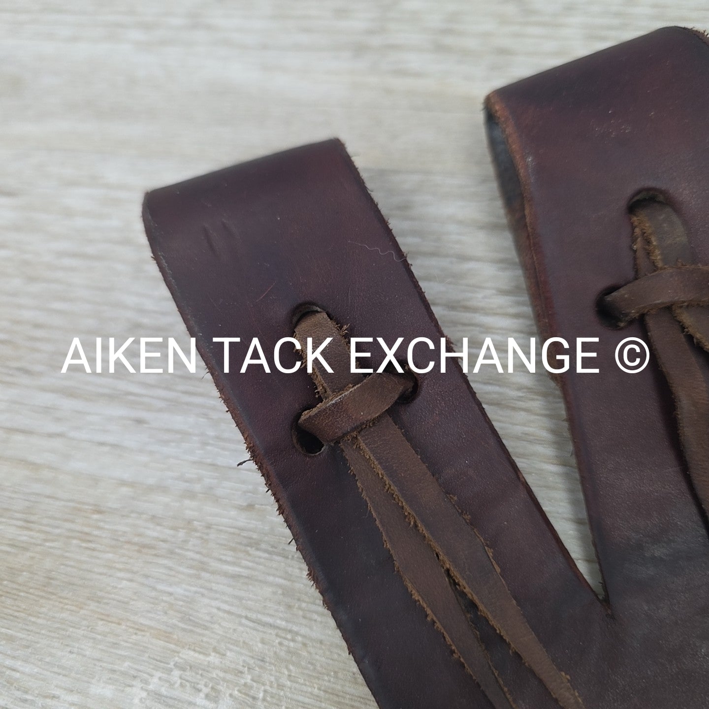 Y-Shaped Leather Off Billet, Brown