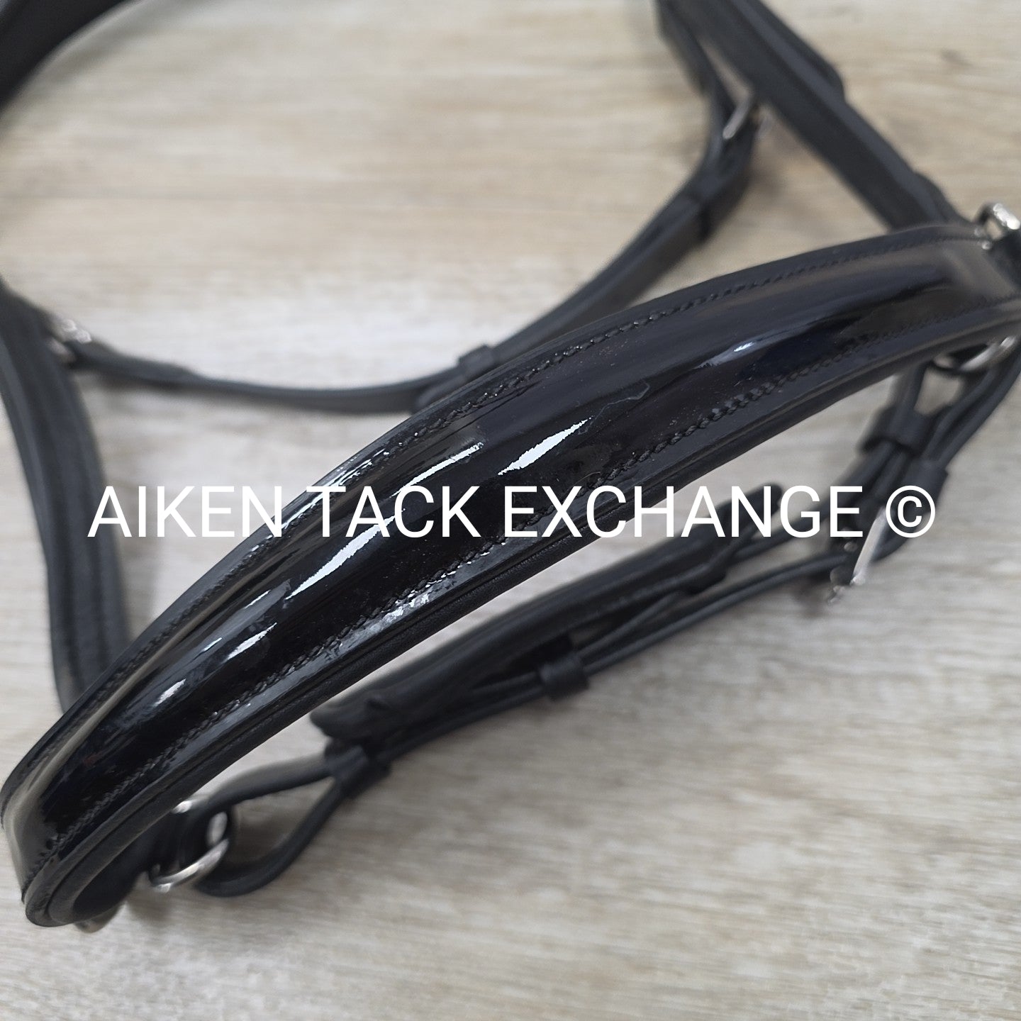 Lumiere Skyla Bitless Bridle with Kavalkade Bling Browband, No Reins, Black, Siz