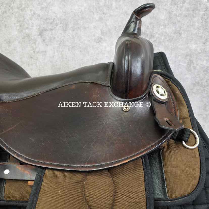 Big Horn 288 Cushion Flex Western Saddle, 16" Seat, Wide Flex Tree - Full QH Bars