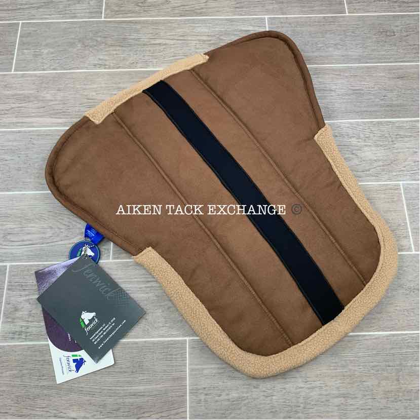 **CLEARANCE** Fenwick Equestrian EquSuede Fleece Half Pad, Brand New