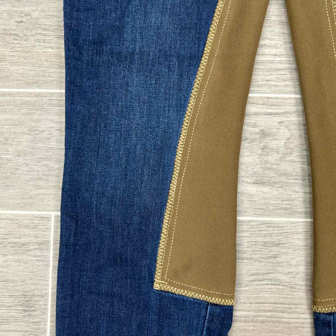 Goode Rider Denim Full Seat Breeches, Size 34