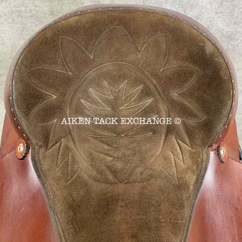 American Saddlery Circle A 1860 Pro-Dally Roper Western Saddle, 17.5" Seat, Wide Tree - Full QH Bars