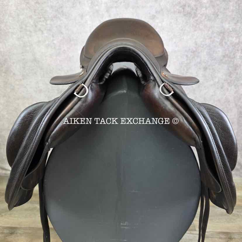 Centaur by Michael Stokes Close Contact Jump Saddle, 17.5" Seat, Medium Tree, Wool Flocked Panels