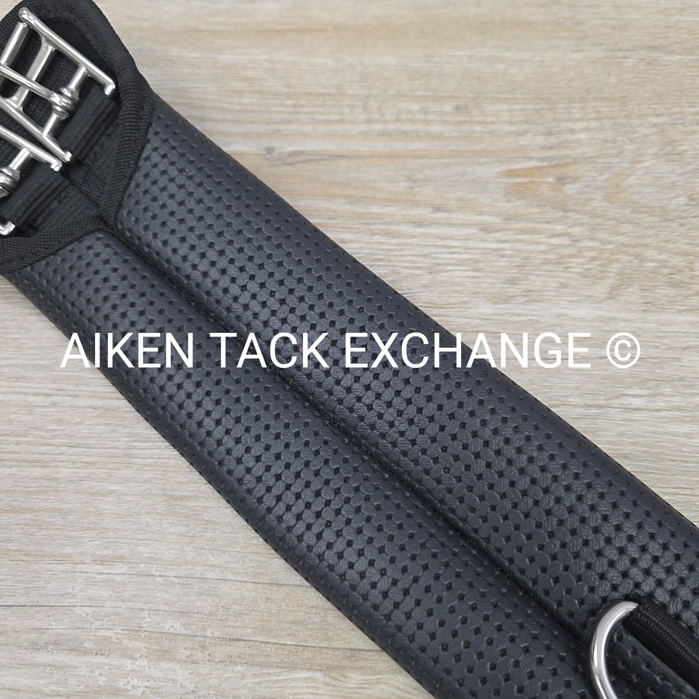 Synthetic Girth with Elastic at One End, Black, 48"