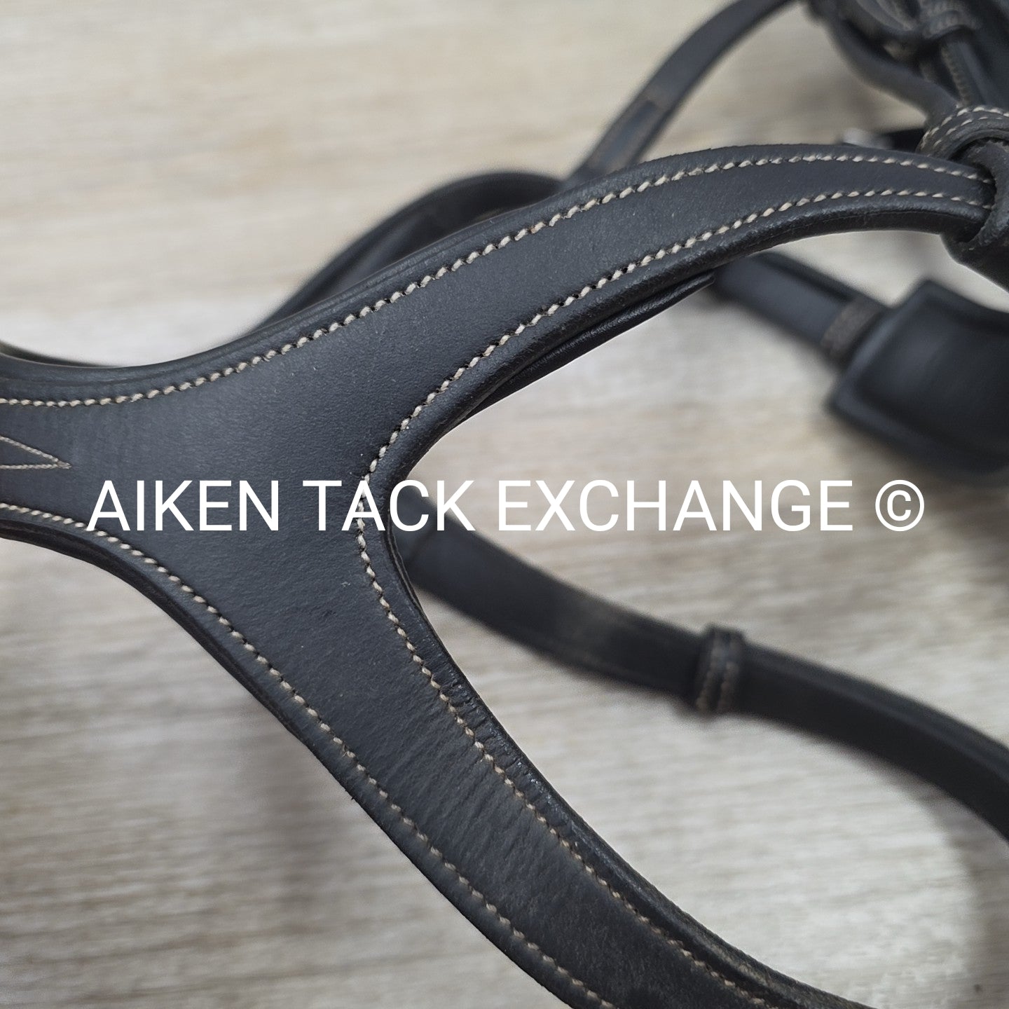 Montar Monarch Bridle, No Reins, Black, Size Full