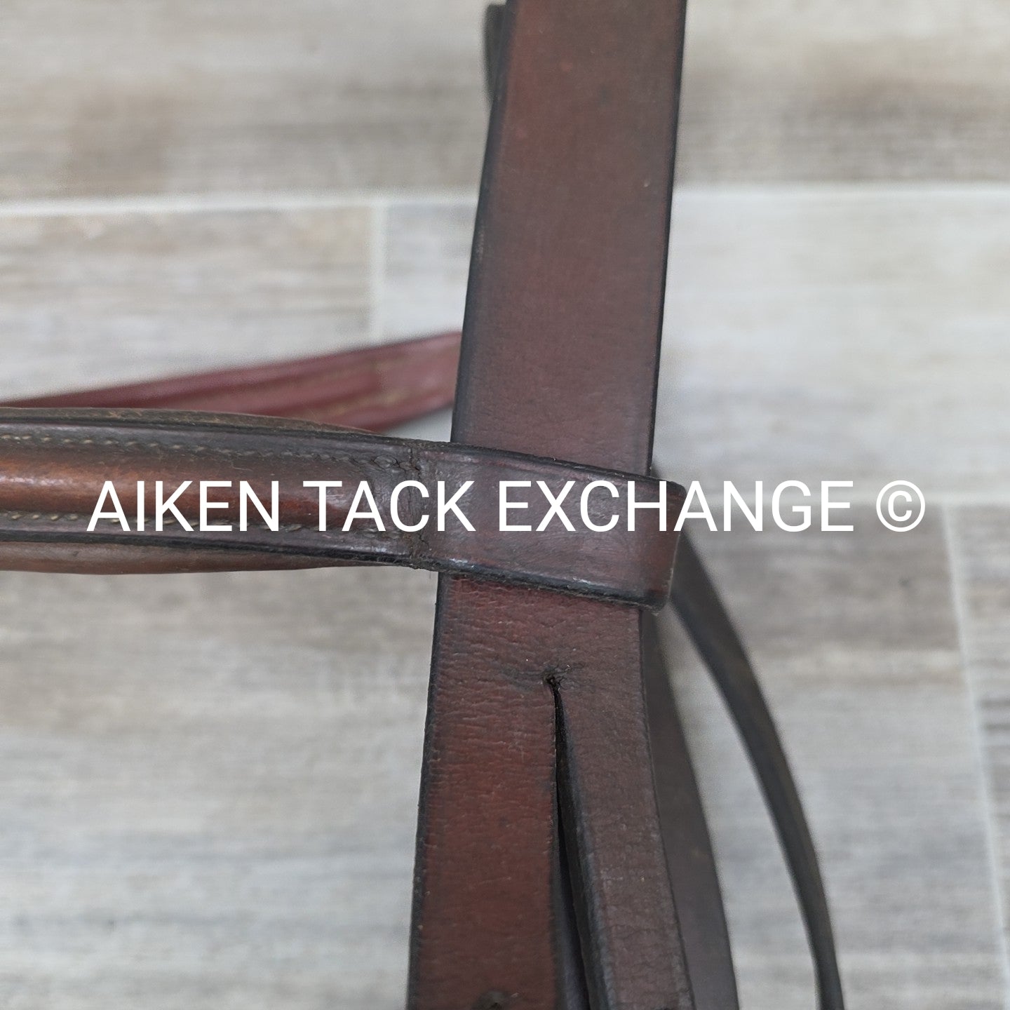 Various Brands Flash Bridle, No Reins, Brown, Size Full