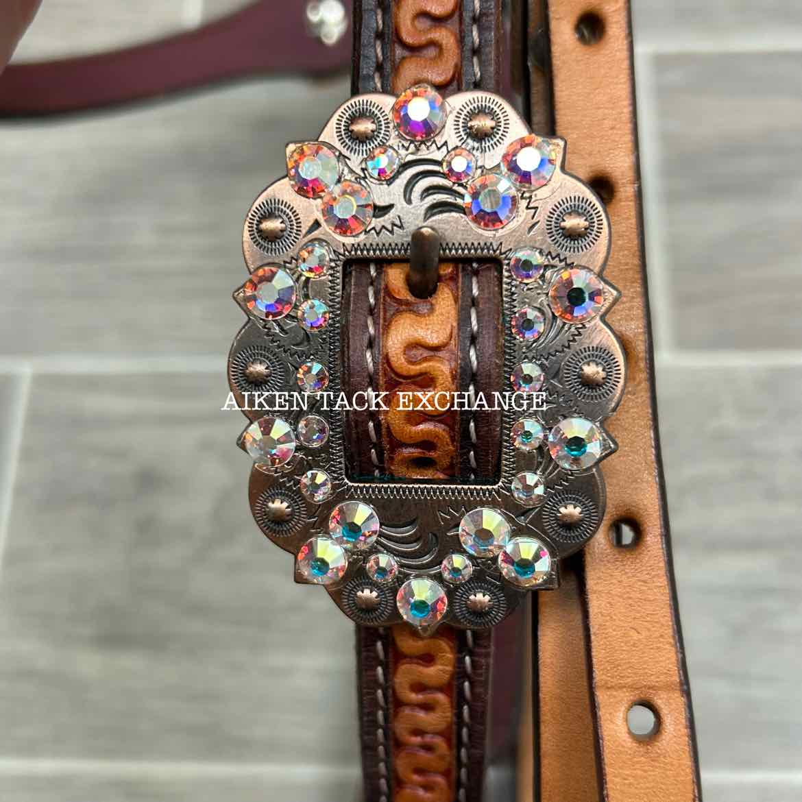 Browband Western Headstall with Bling