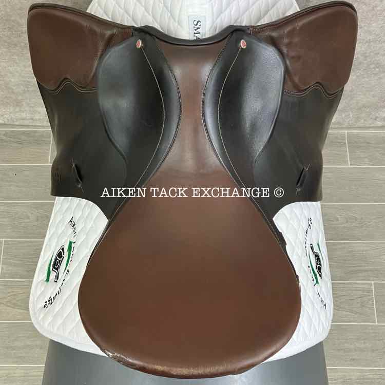 Courbette Lemetex Cresta All Purpose Jump Saddle, 17.5" Seat, Medium Tree, Foam Panels