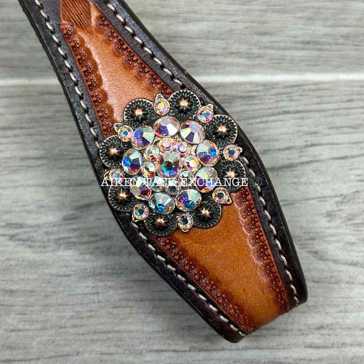 One Ear Western Headstall with Bling