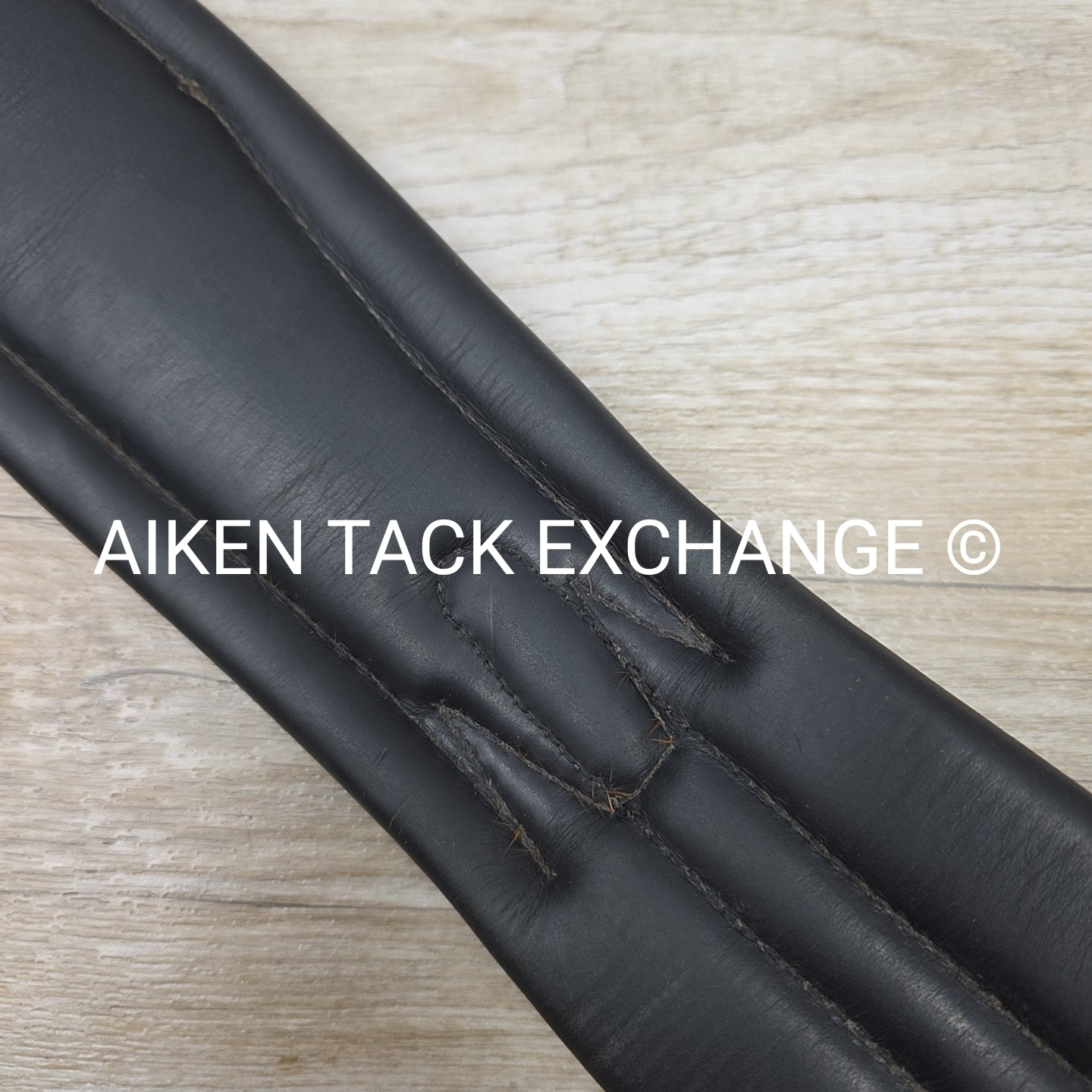 Trilogy Padded Leather Contour Girth, Black, 24"