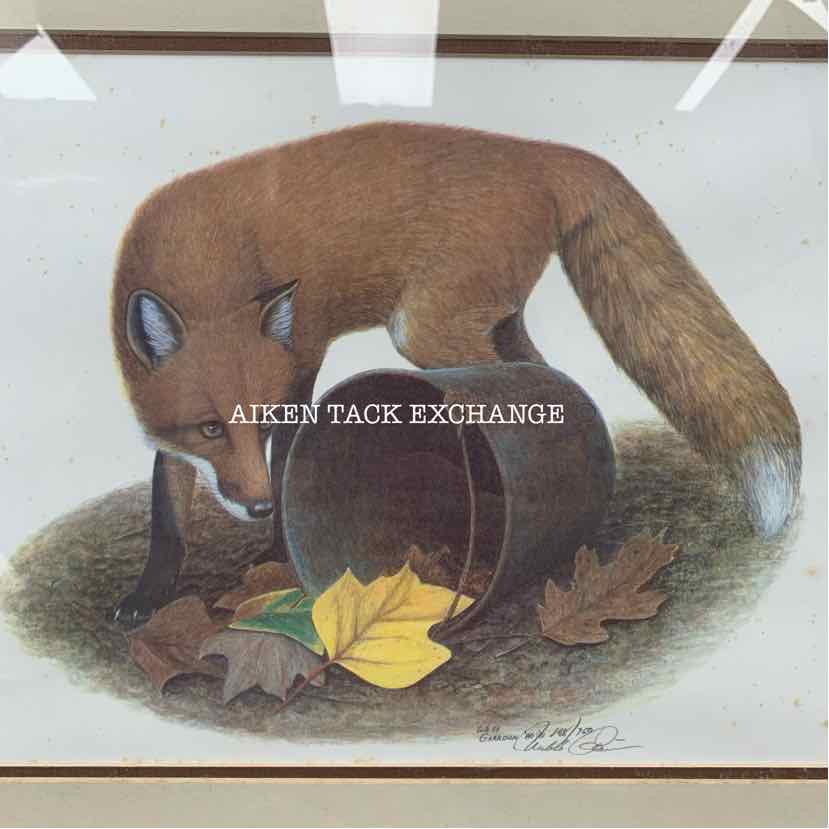 Webb Garrison Fox Print, Framed, 23" x 19"