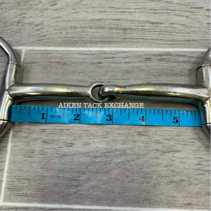 Single Joint Large Ring Eggbutt Polo Gag 5.5"