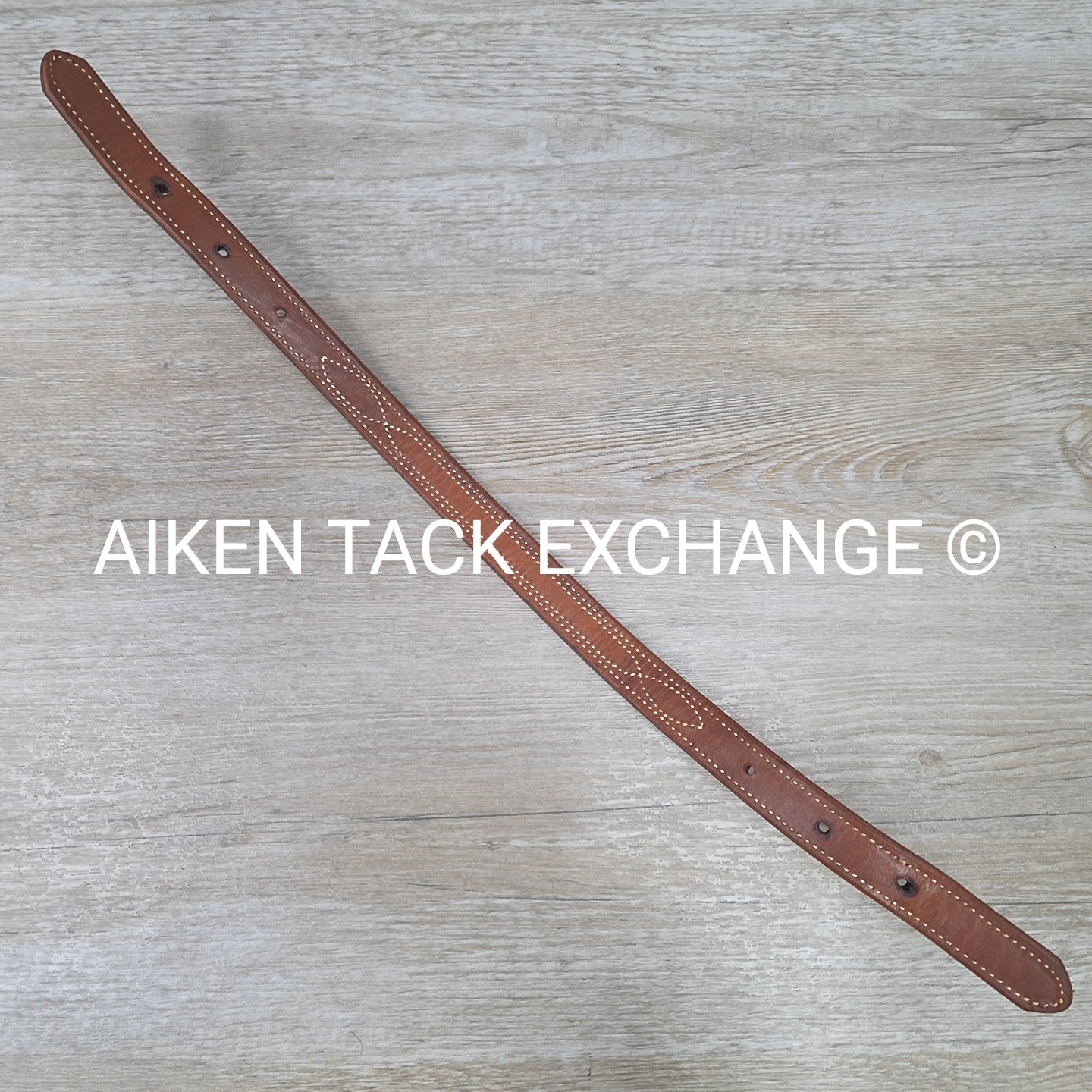 Stitched Replacement Halter Crown Piece, Brown, Size Full