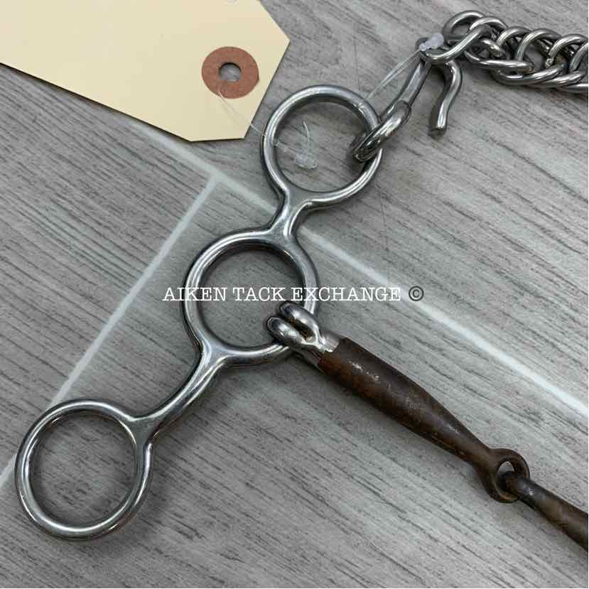 Sweet Iron Single Joint Jr. Cow Horse Bit 5"
