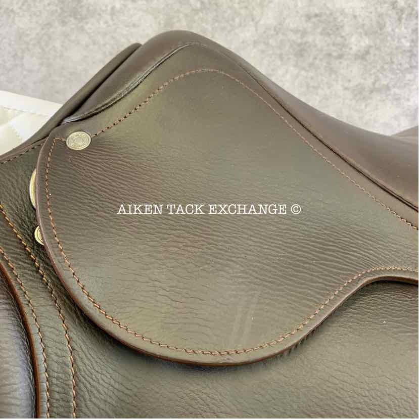 **SOLD** 2020 Antares Contact Jump Saddle, 17" Seat, 1A Flap, Medium Tree, Foam Panels, Full Buffalo Leather