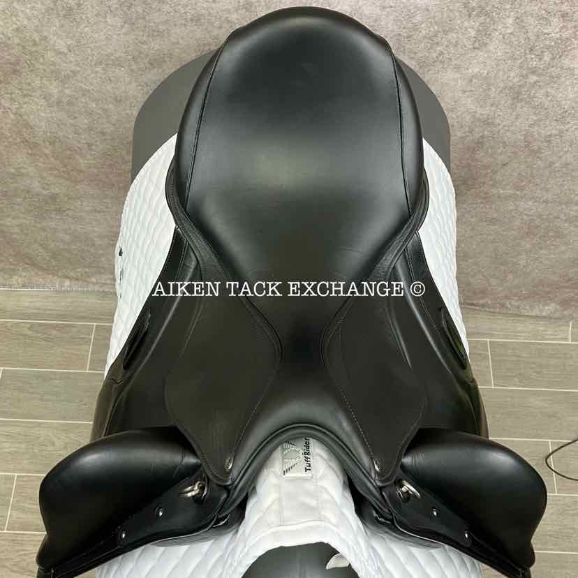 2021 Aviar Rook 2.0 Monoflap Dressage Saddle, 17.5" Seat, Adjustable Tree, Foam Panels
