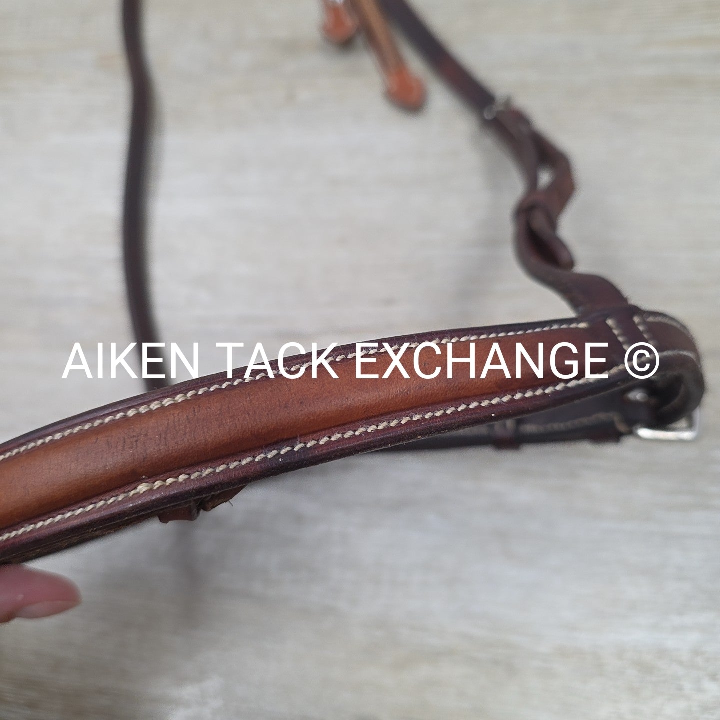 20th Century by Jimmy Wiebe Specialty Noseband, Brown, Size Full