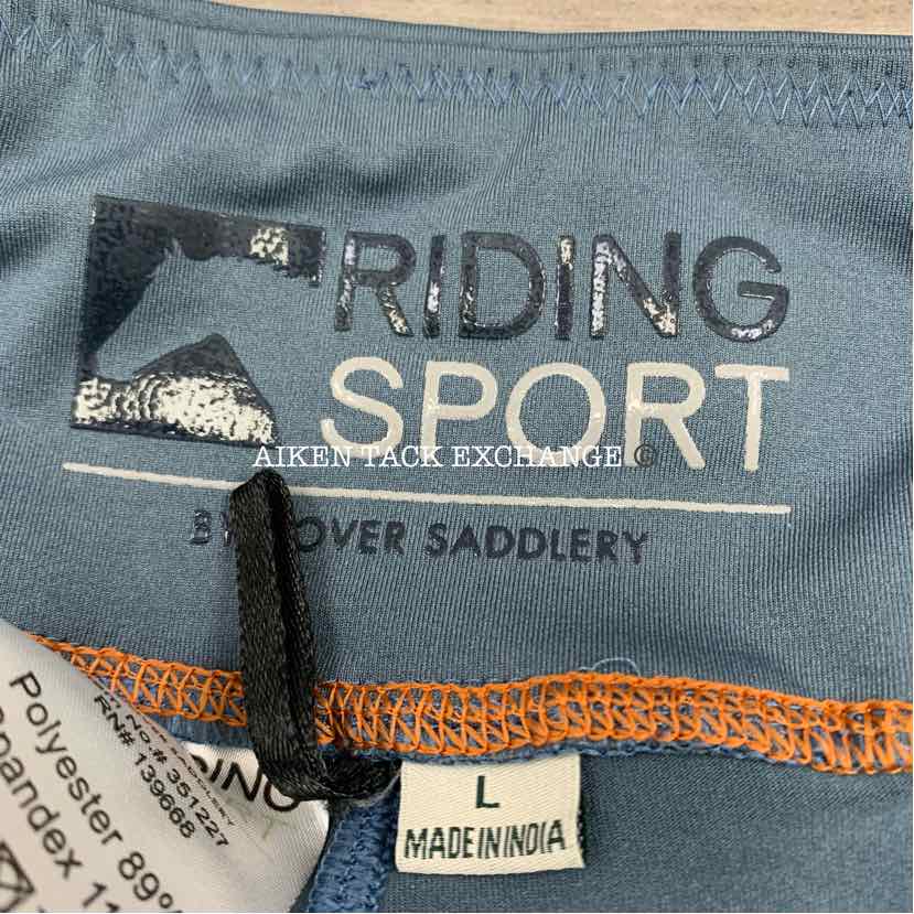 Dover Saddlery Riding Sport Silicone Grip Full Seat Tights, Size Large